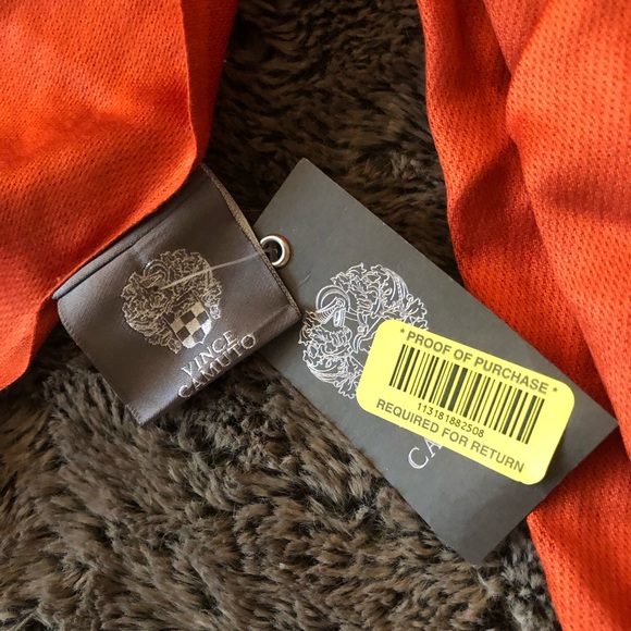 Vince Camuto Orange Scarf!!! - Picture 4 of 5